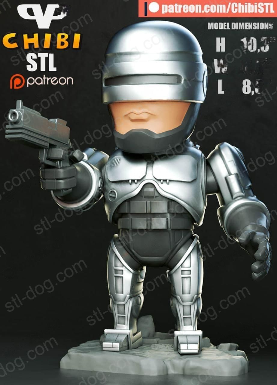 机器战警 Robocop 3D打印图纸